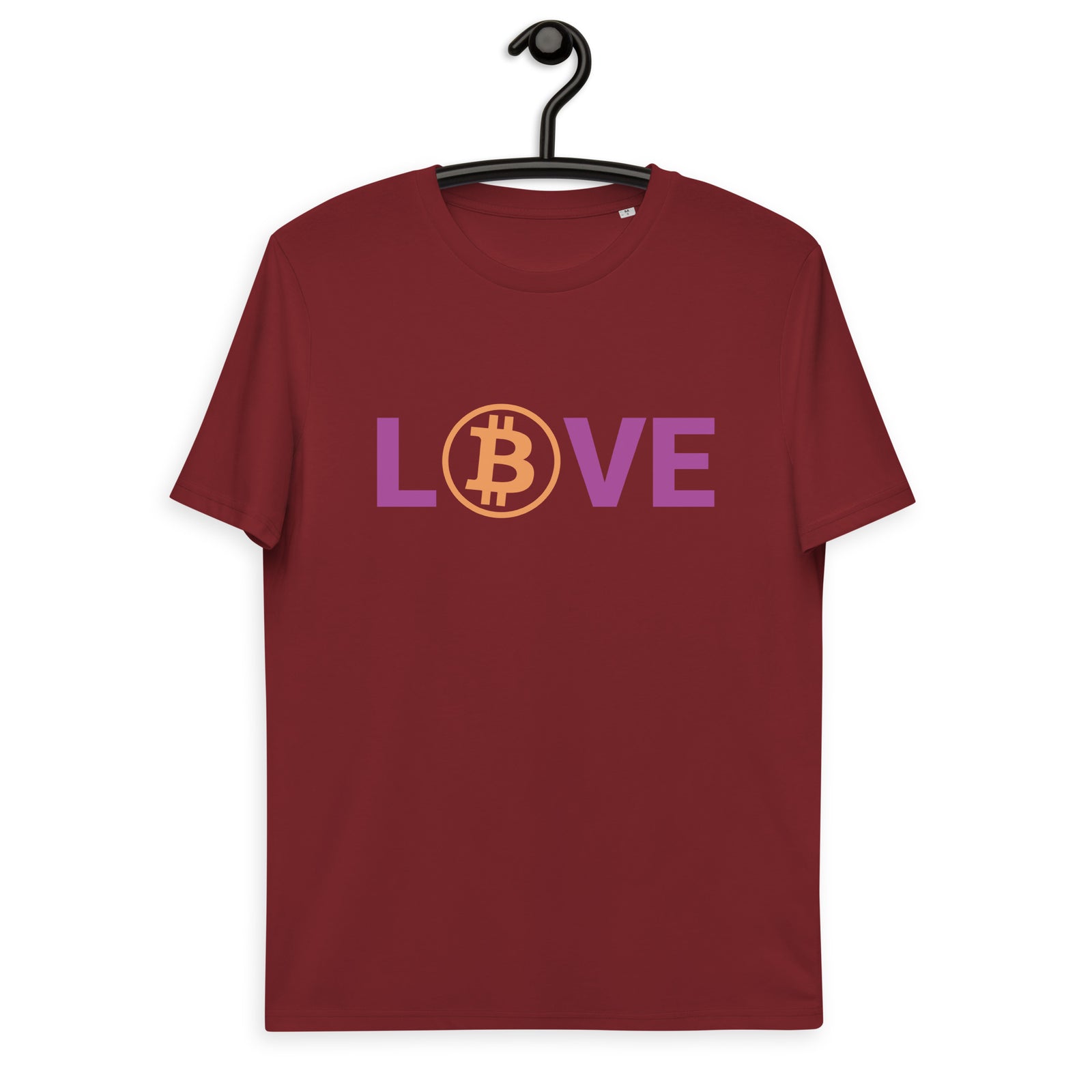 Bitcoin LOVE Men's Organic Cotton T-Shirt