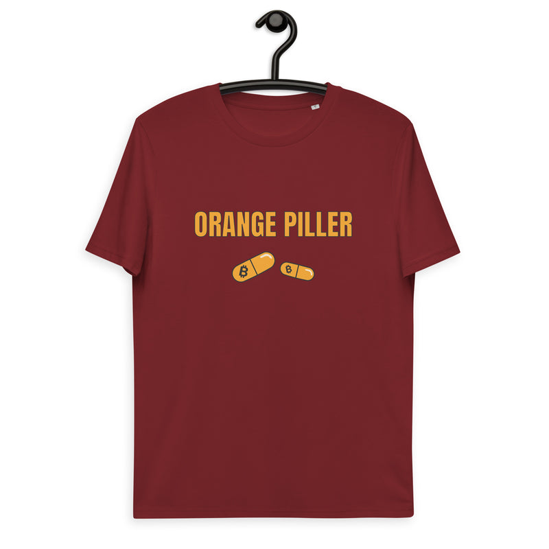 Bitcoin Orange Piller Men's Organic Cotton T-Shirt