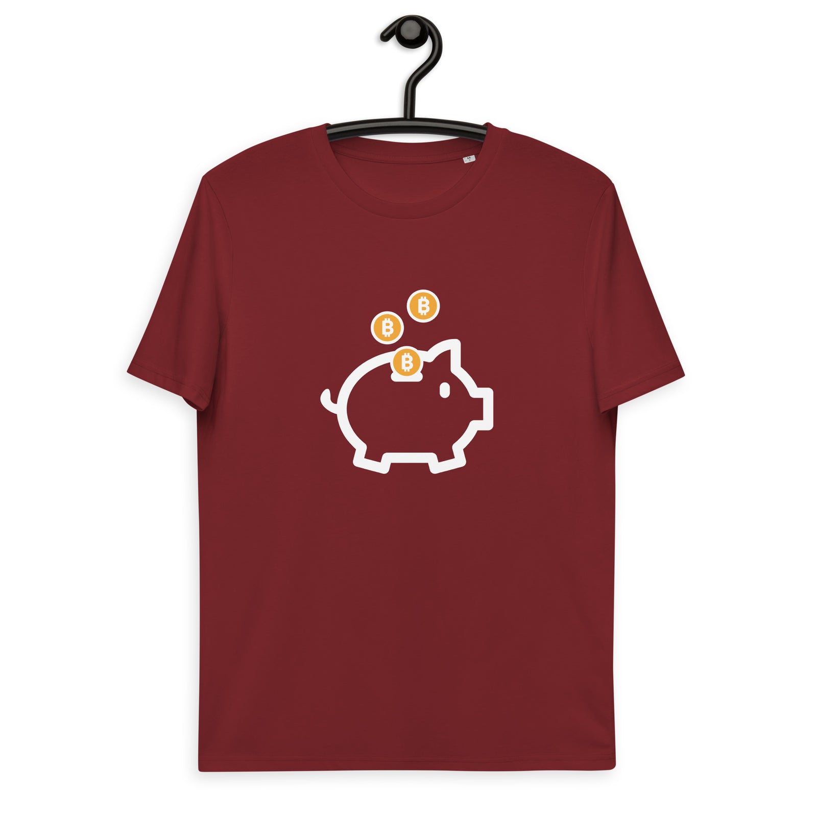 Bitcoin Piggy Bank Men's Organic Cotton T-Shirt