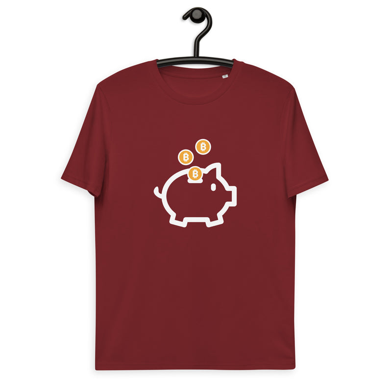 Bitcoin Piggy Bank Men's Organic Cotton T-Shirt