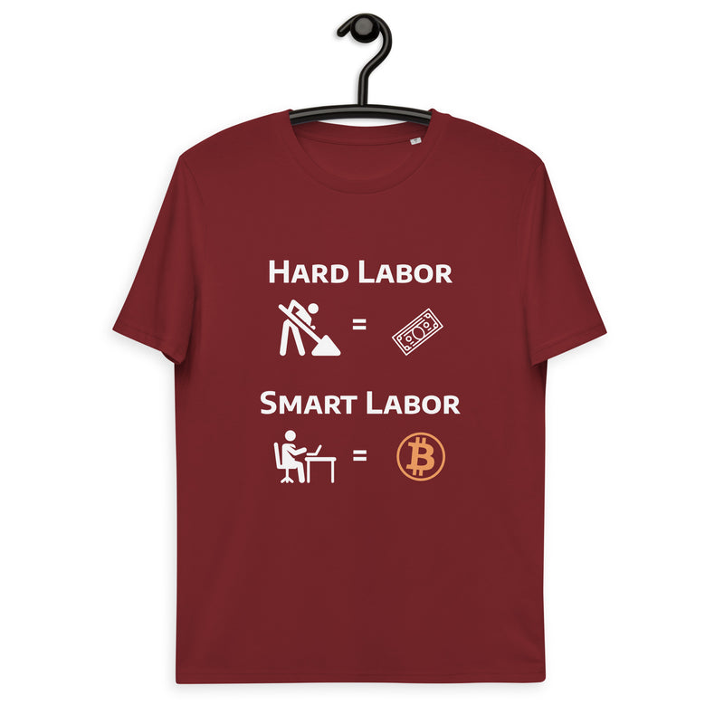 Bitcoin Hard Smart Labor Men's Organic Cotton T-Shirt