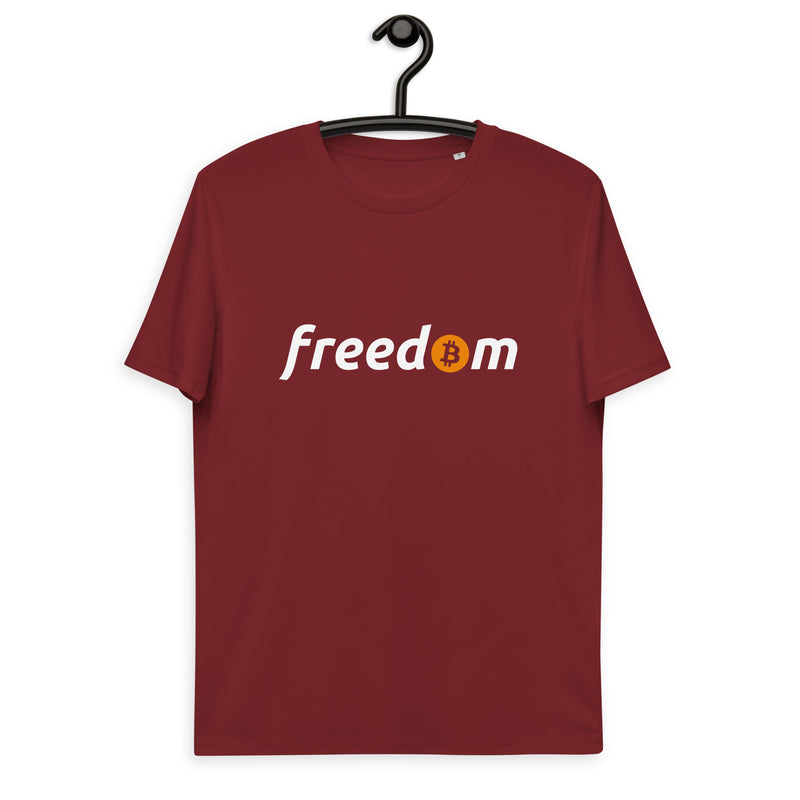 Bitcoin Freedom Basic Bio-T-Shirt für Männer