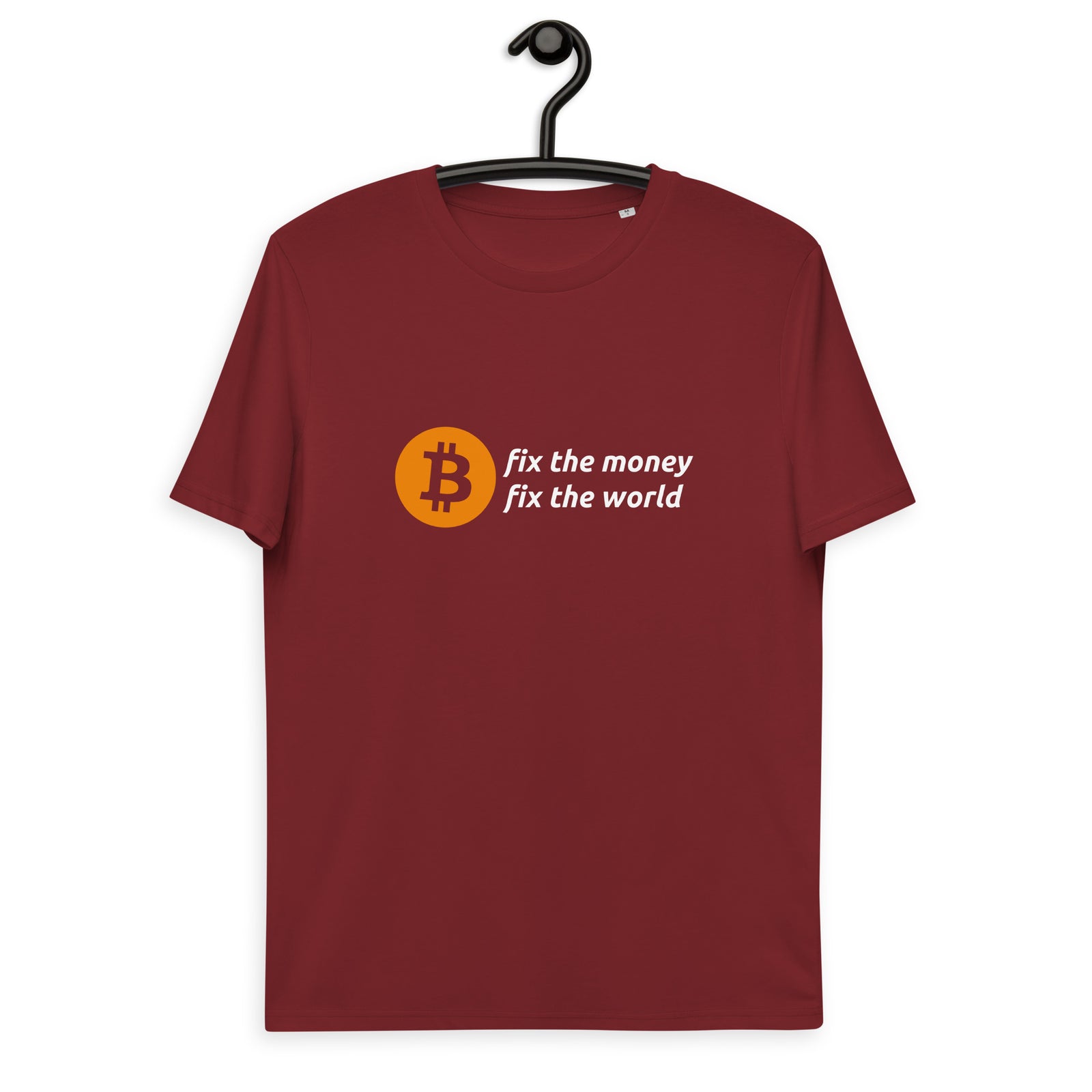 Bitcoin Fix the Money Men's Organic Cotton T-Shirt