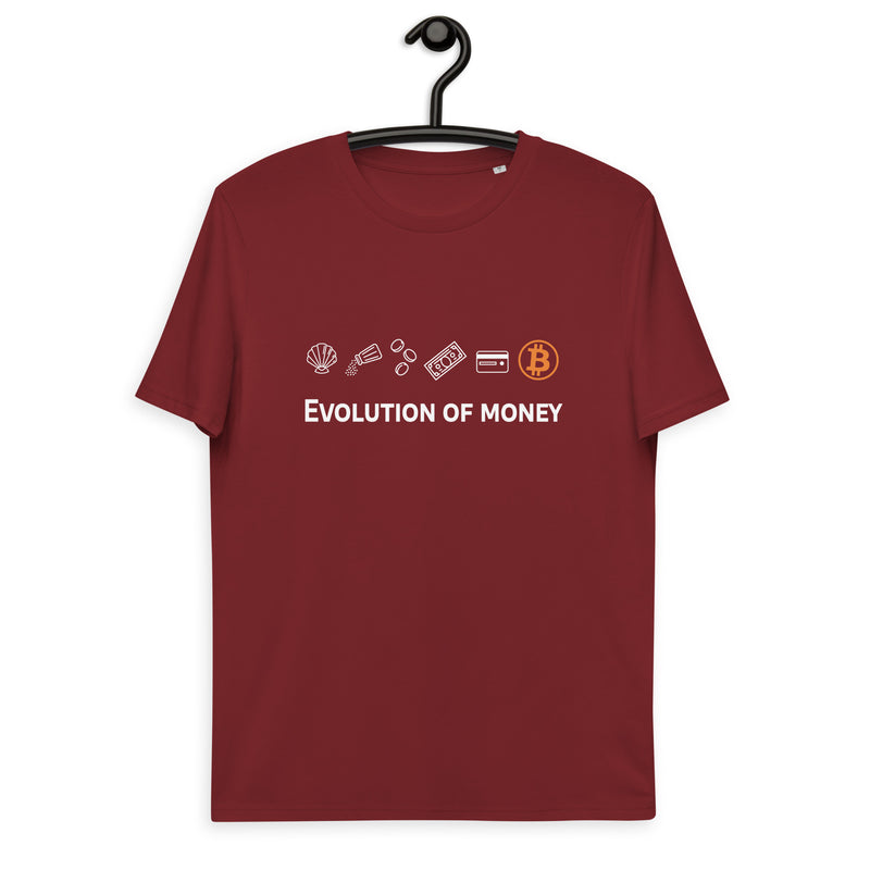 Bitcoin Evolution of Money Men's Organic Cotton T-Shirt