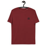 Infinity Divided by 21 Mio Bitcoin Embroidered Men's Organic Cotton T-Shirt