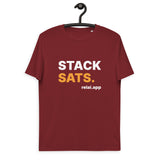 Relai Stack Sats Men's Organic Cotton T-Shirt