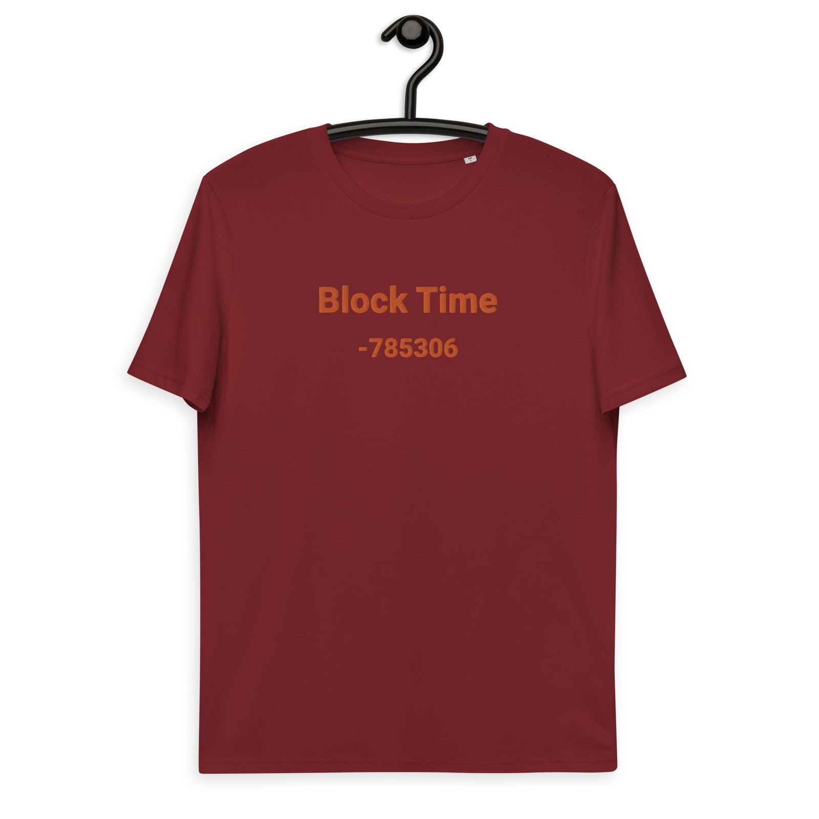 Block Time Personalized Women's Organic Cotton | Bitcoin T-Shirt