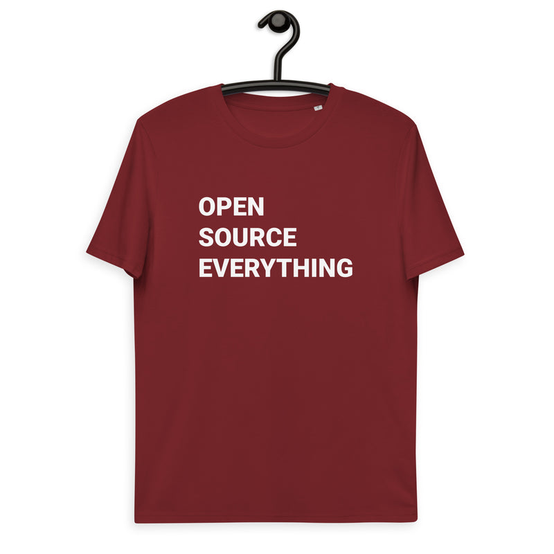 Open Source Everything Men's Organic Cotton | Bitcoin T-Shirt