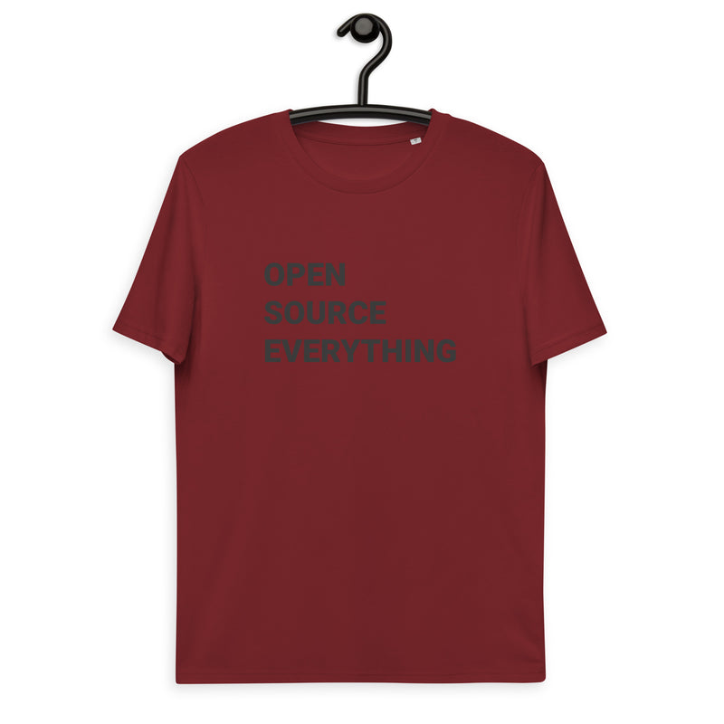 Open Source Everything Men's Organic Cotton | Bitcoin T-Shirt