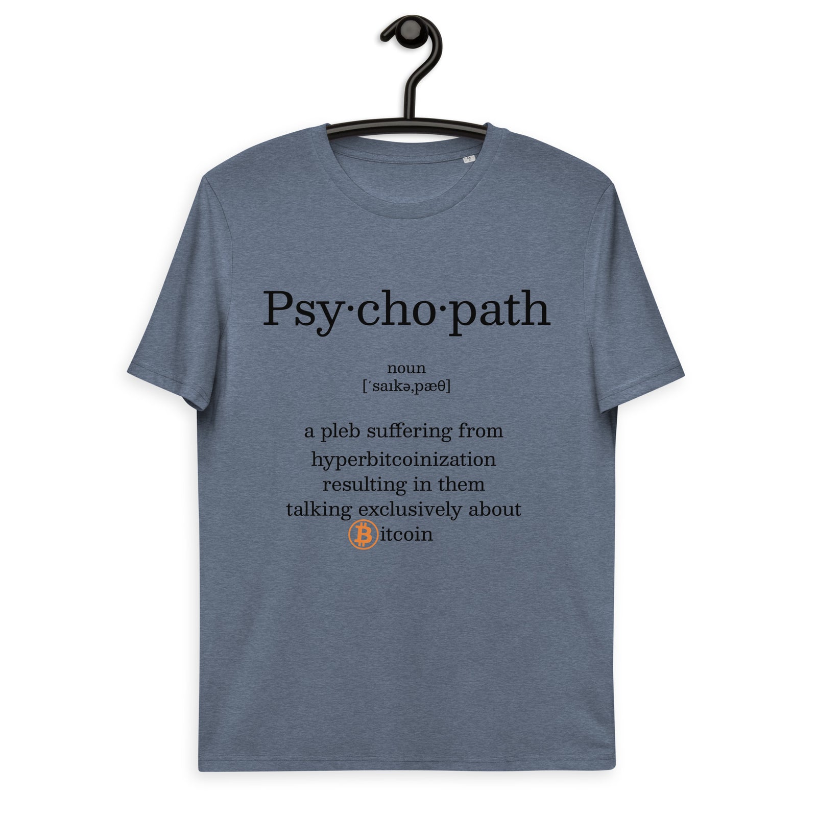 Bitcoin Psychopath Basic Bio-T-Shirt für Männer