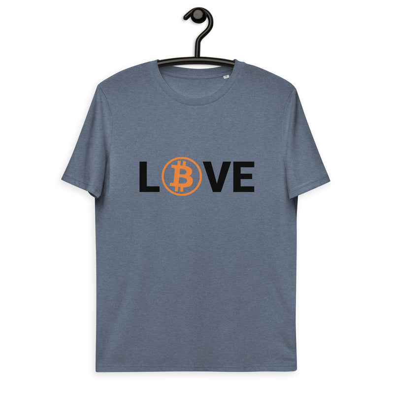 Bitcoin LOVE Men's Organic Cotton T-Shirt