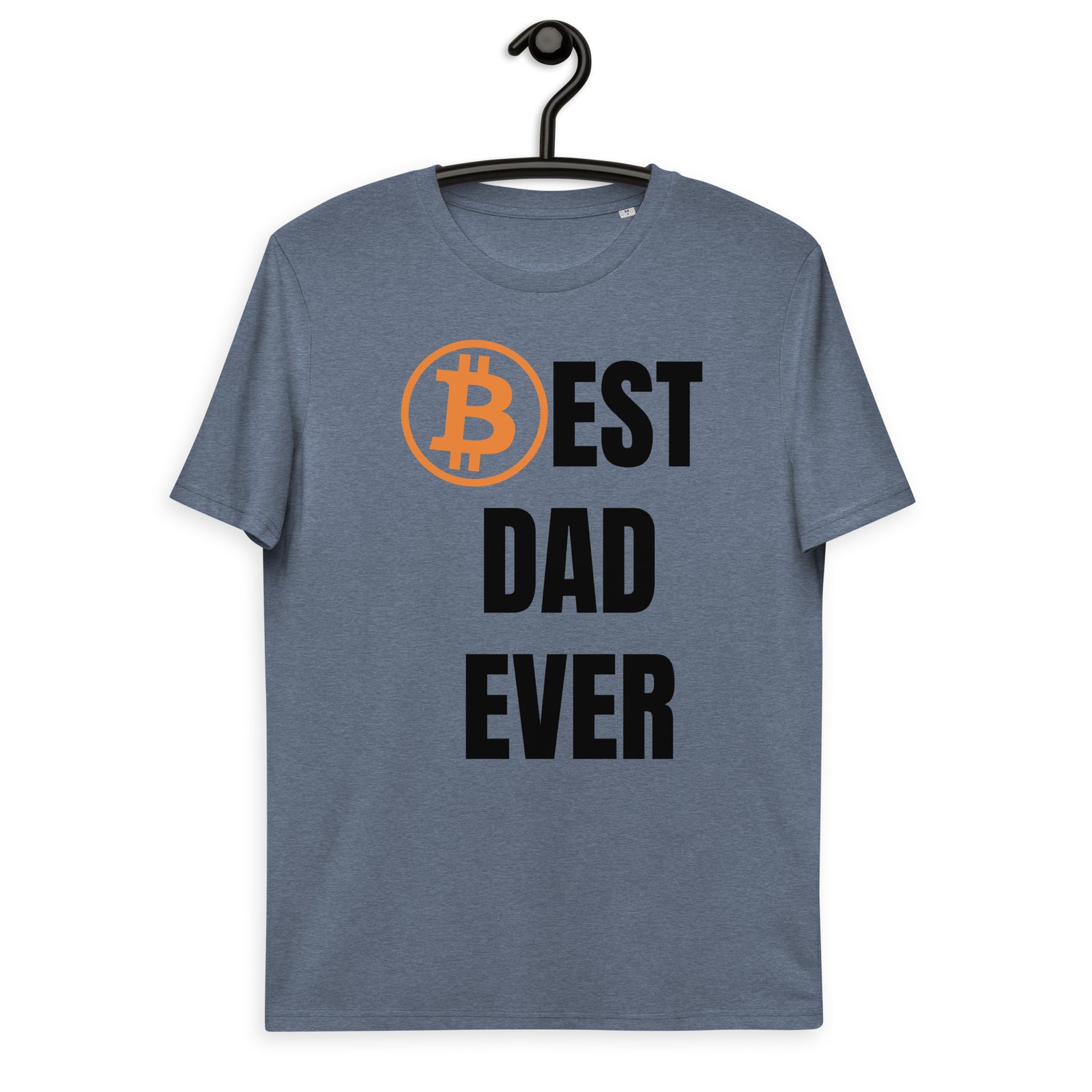 Bitcoin Family DAD Basic Bio-T-Shirt für Männer