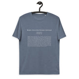 Bitcoin White Paper Basic Bio-T-Shirt für Männer