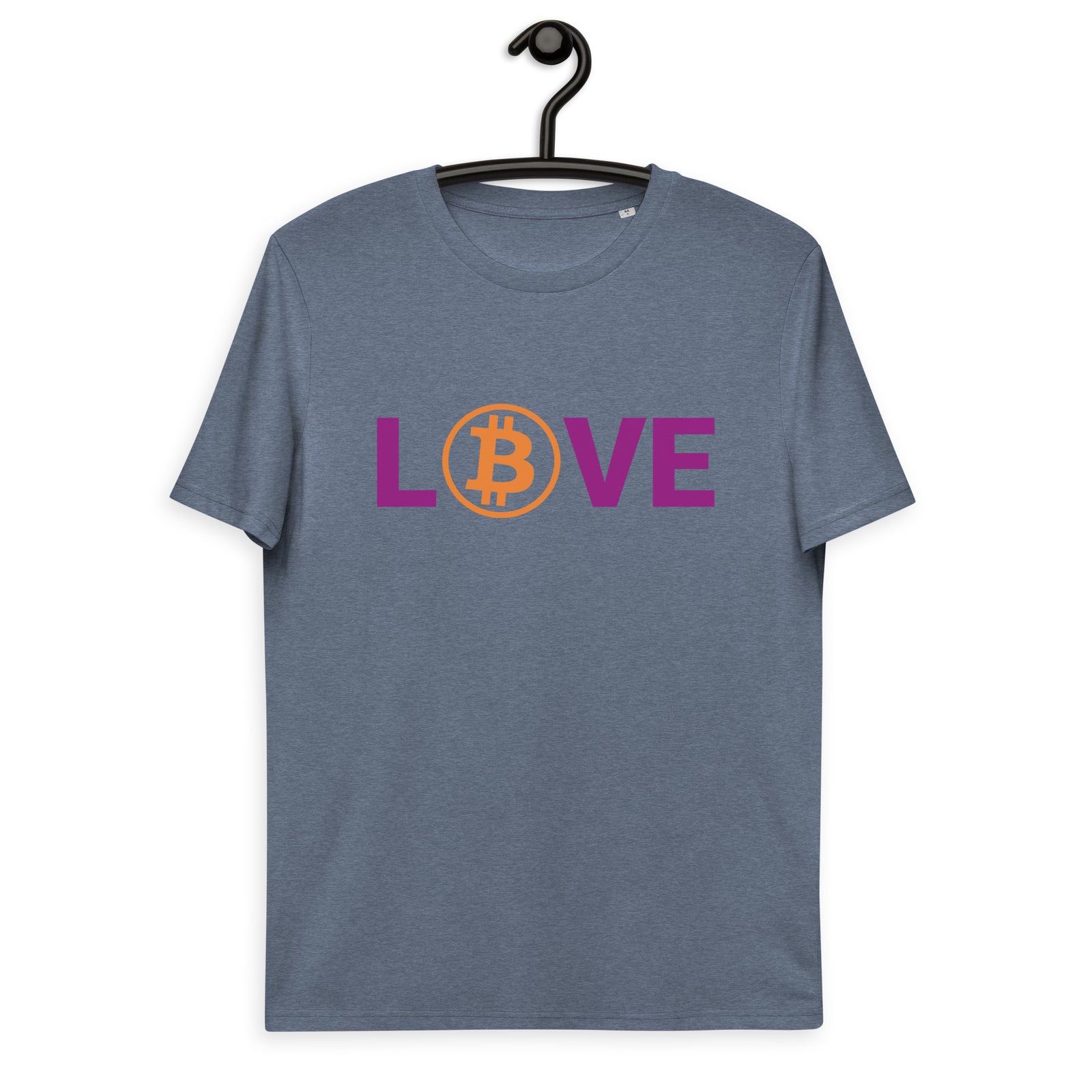 Bitcoin LOVE Men's Organic Cotton T-Shirt