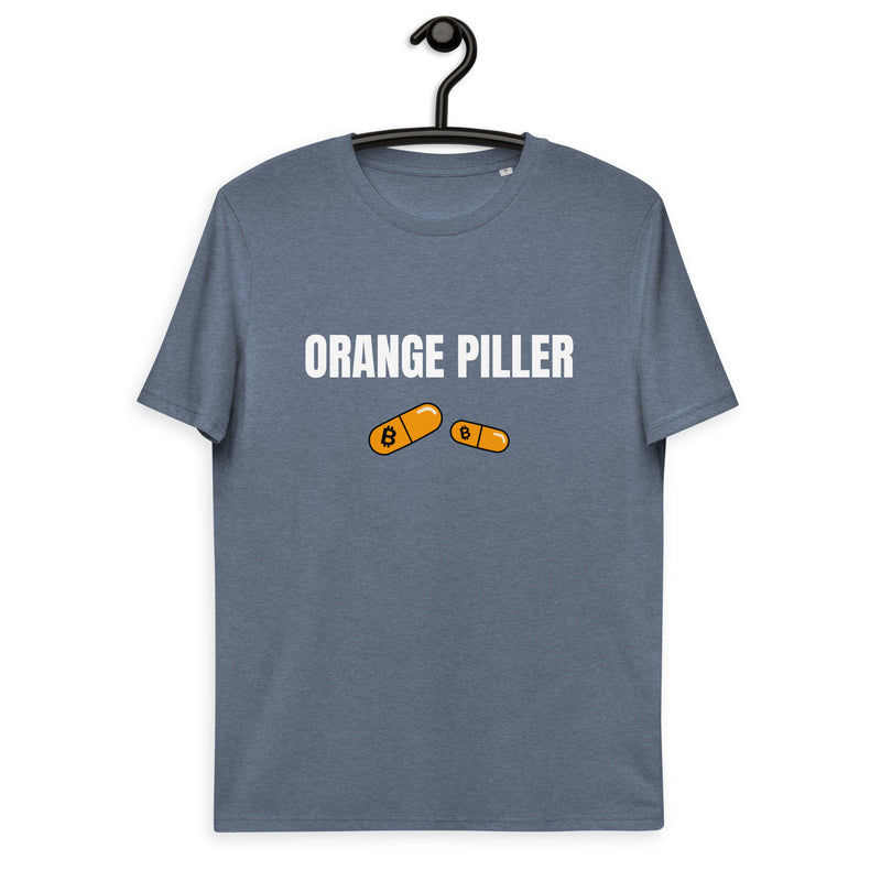 Bitcoin Orange Piller Basic Bio-T-Shirt für Männer