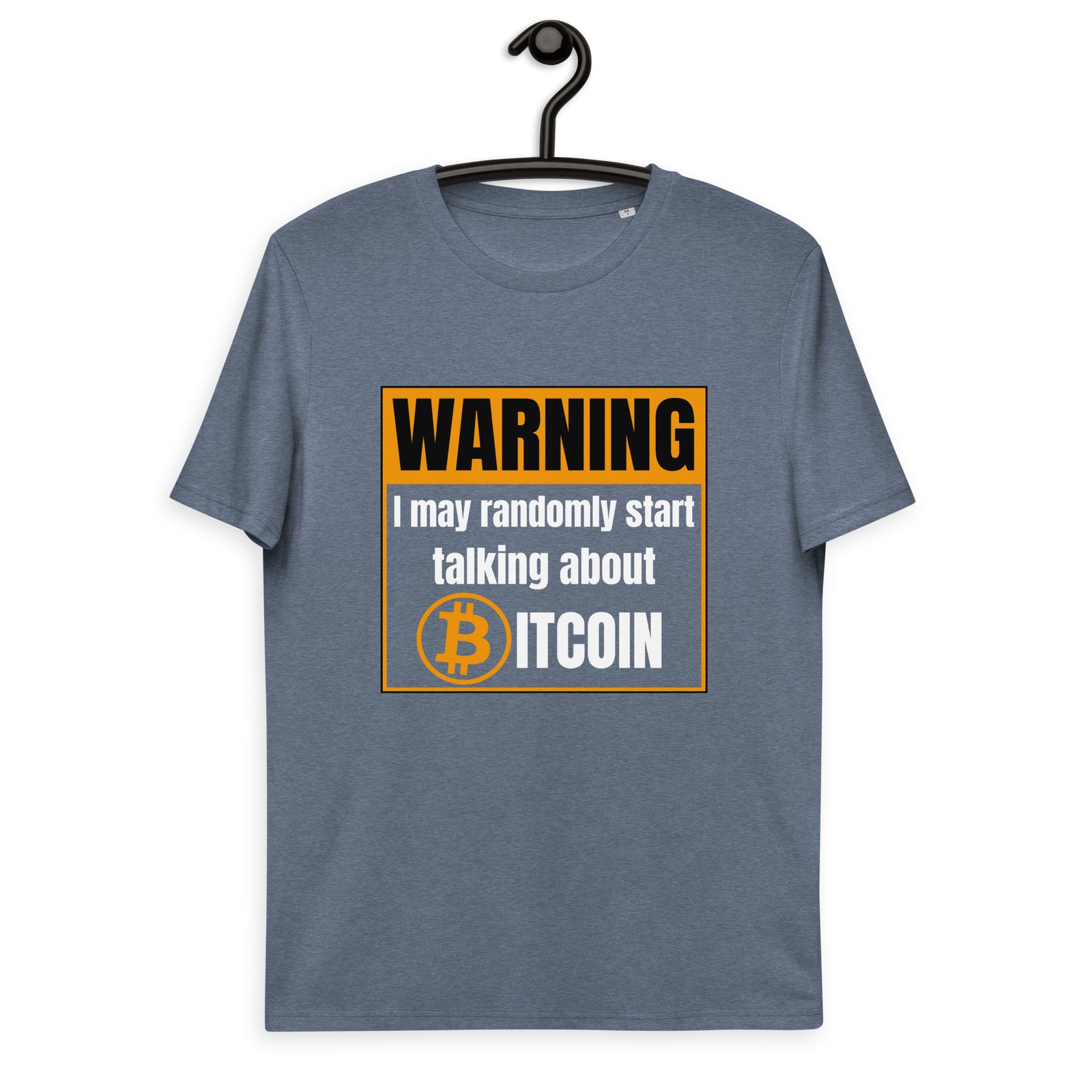 Bitcoin Warning Men's Organic Cotton T-Shirt