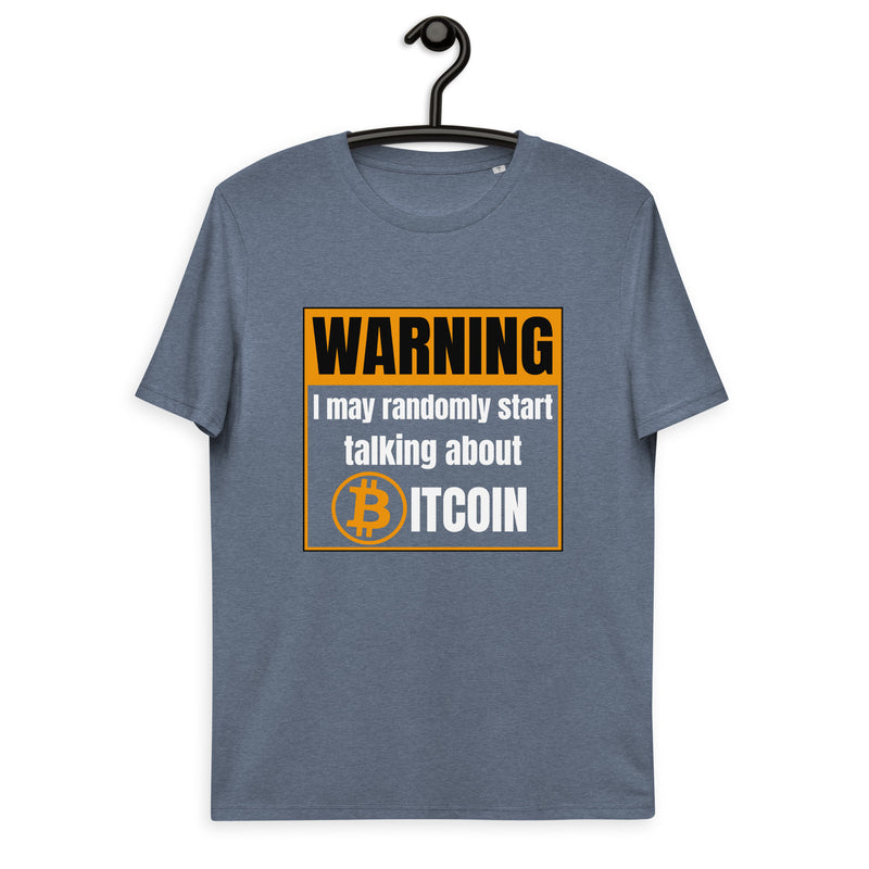 Bitcoin Warning Men's Organic Cotton T-Shirt