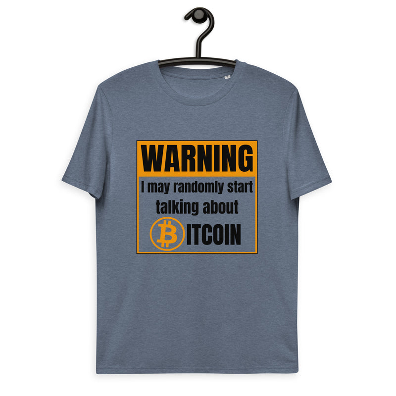 Bitcoin Warning Men's Organic Cotton T-Shirt