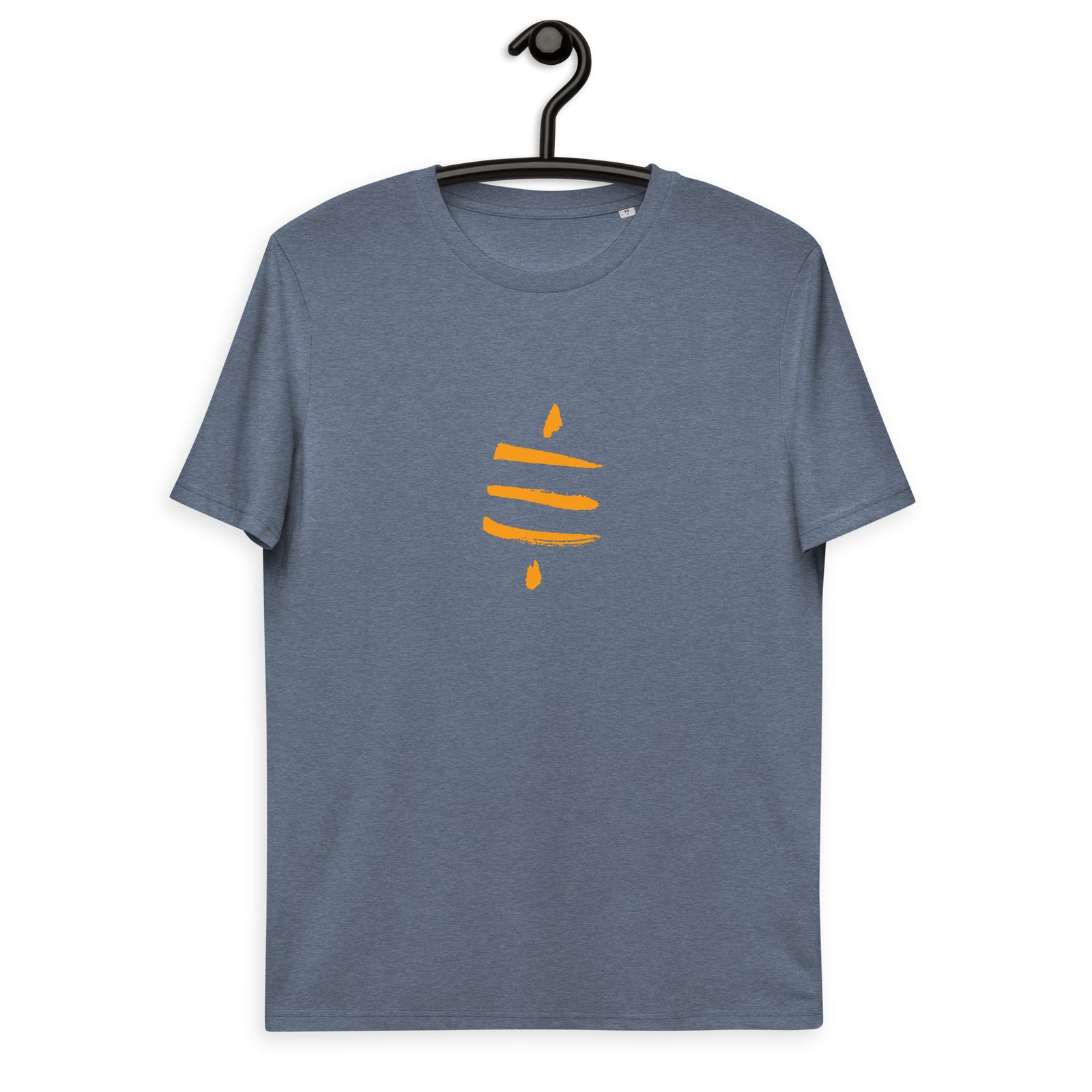 Bitcoin Satsymbol Basic Bio-T-Shirt für Männer