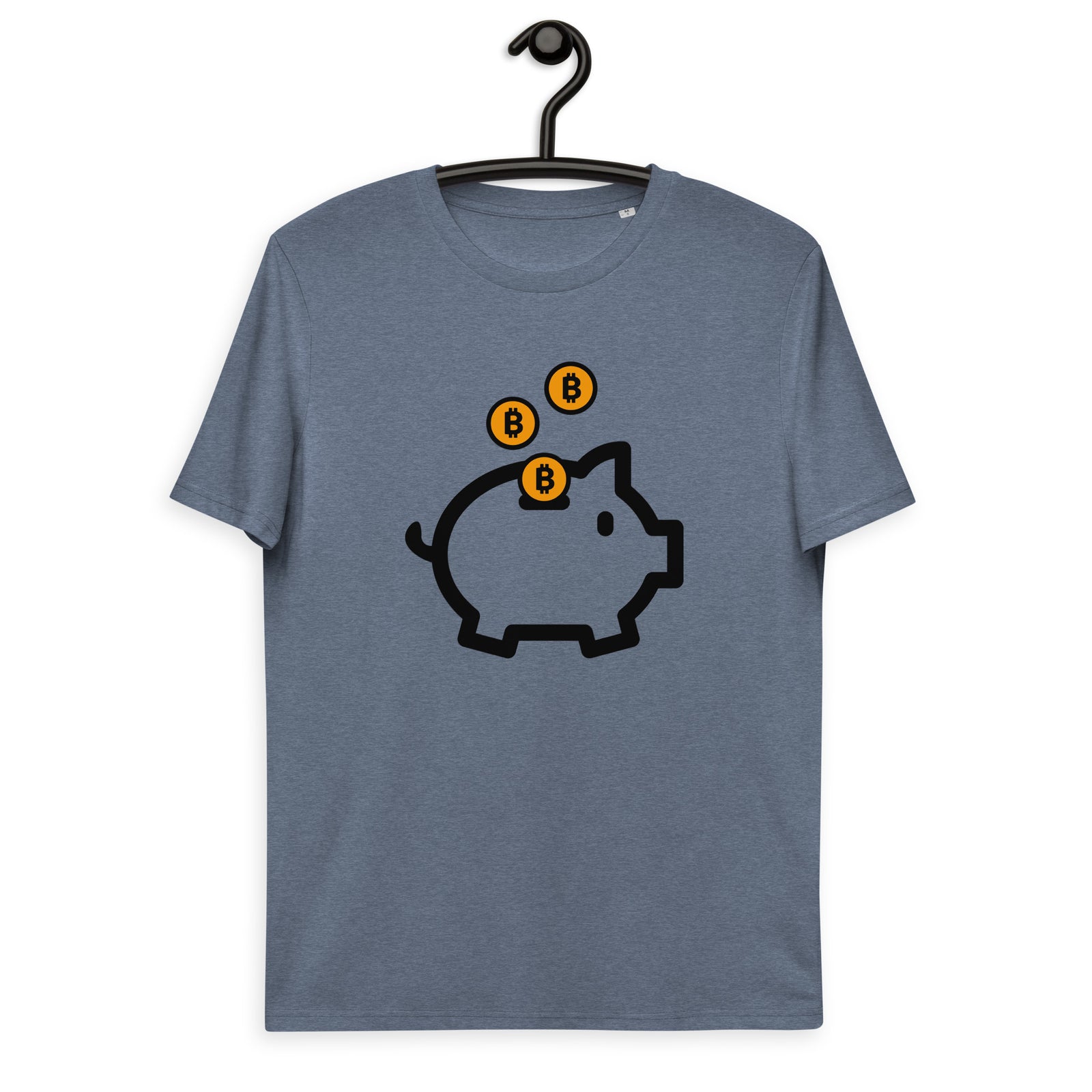 Bitcoin Piggy Bank Men's Organic Cotton T-Shirt