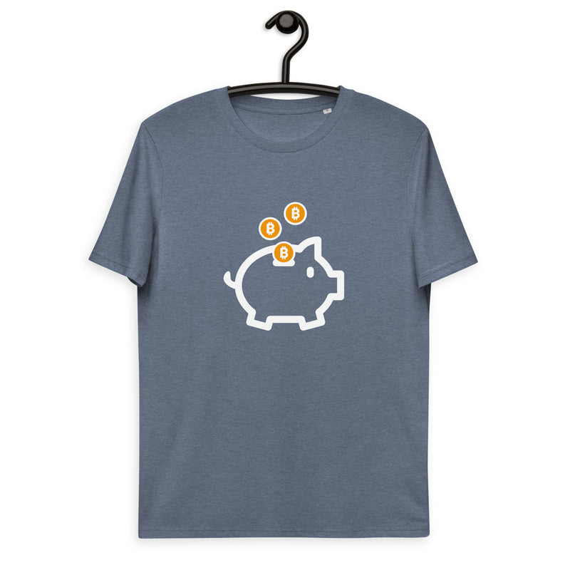Bitcoin Piggy Bank Men's Organic Cotton T-Shirt