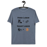 Bitcoin Hard Smart Labor Basic Bio-T-Shirt für Männer