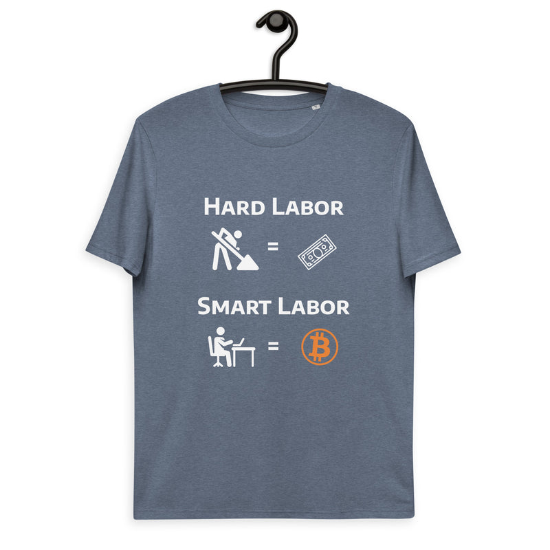 Bitcoin Hard Smart Labor Men's Organic Cotton T-Shirt