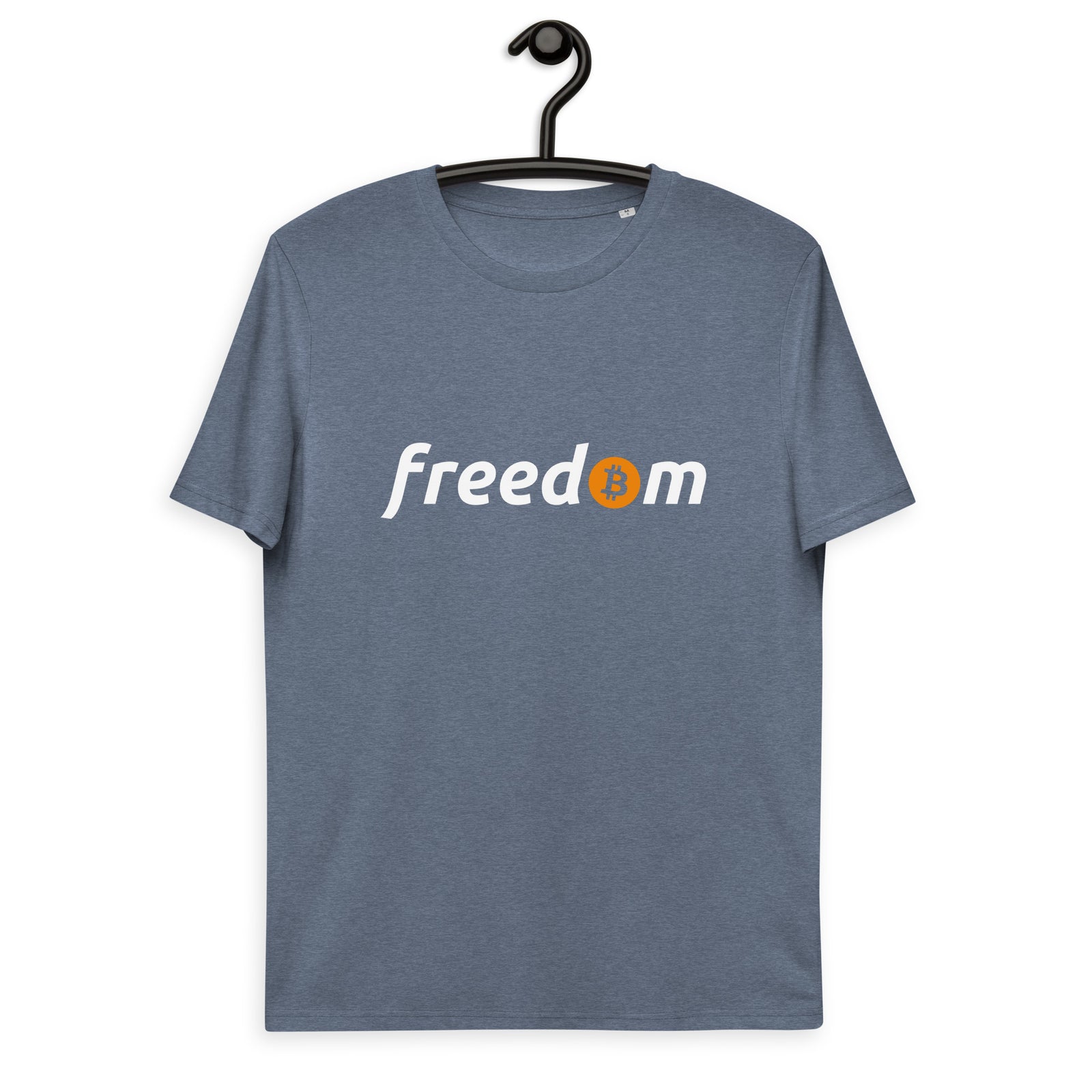 Bitcoin Freedom Basic Bio-T-Shirt für Männer