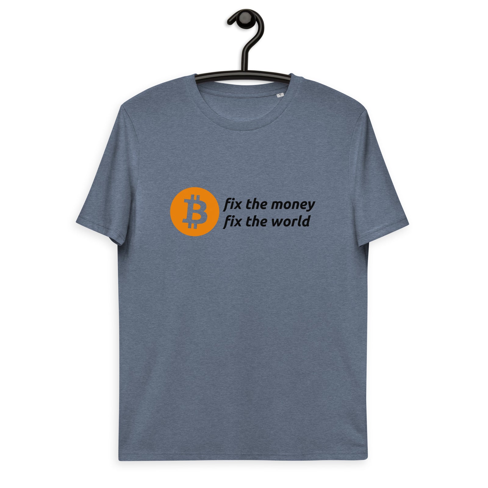 Bitcoin Fix the Money Basic Bio-T-Shirt für Männer