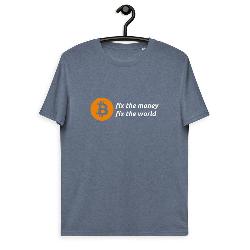 Bitcoin Fix the Money Men's Organic Cotton T-Shirt