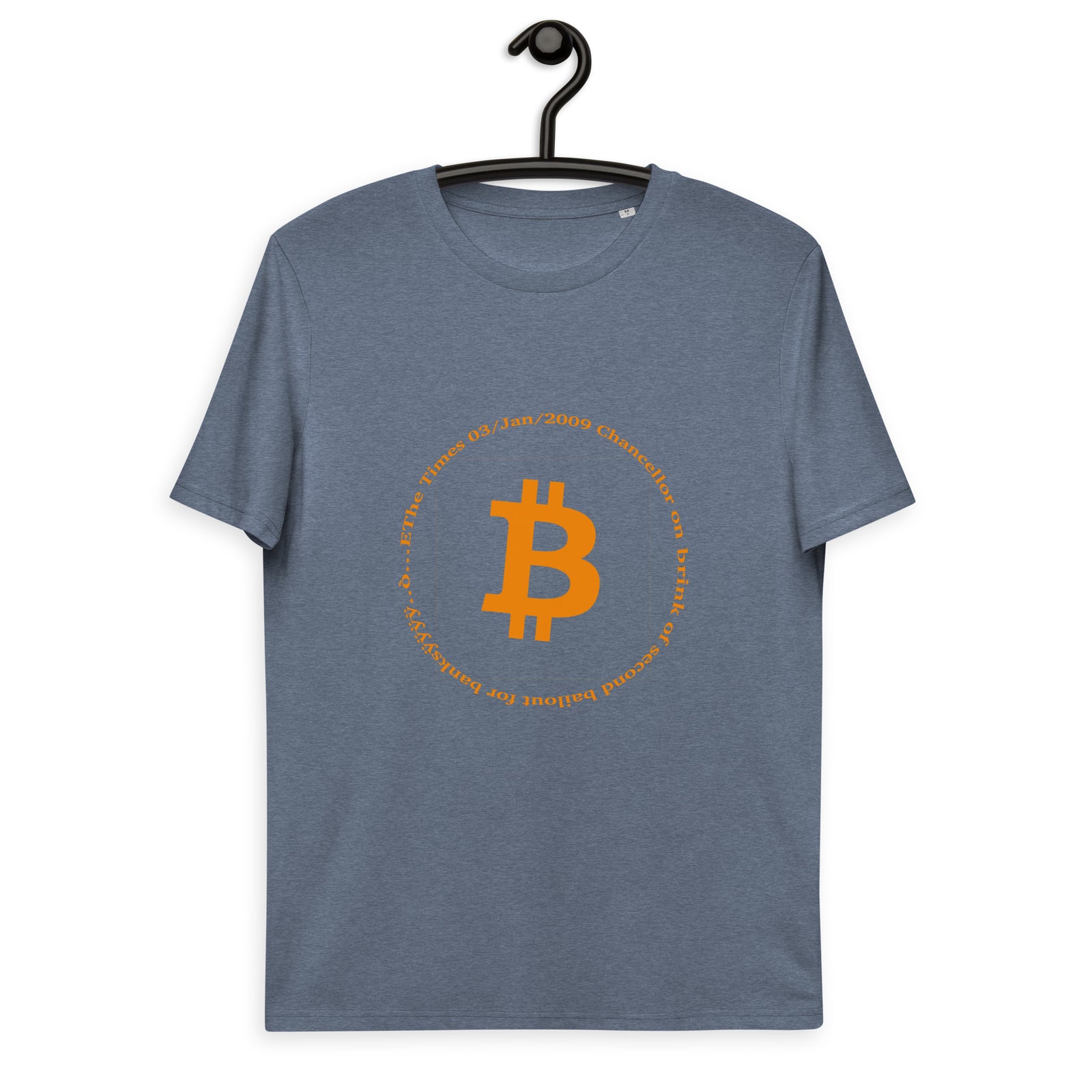 Bitcoin Symbol Basic Bio-T-Shirt für Männer