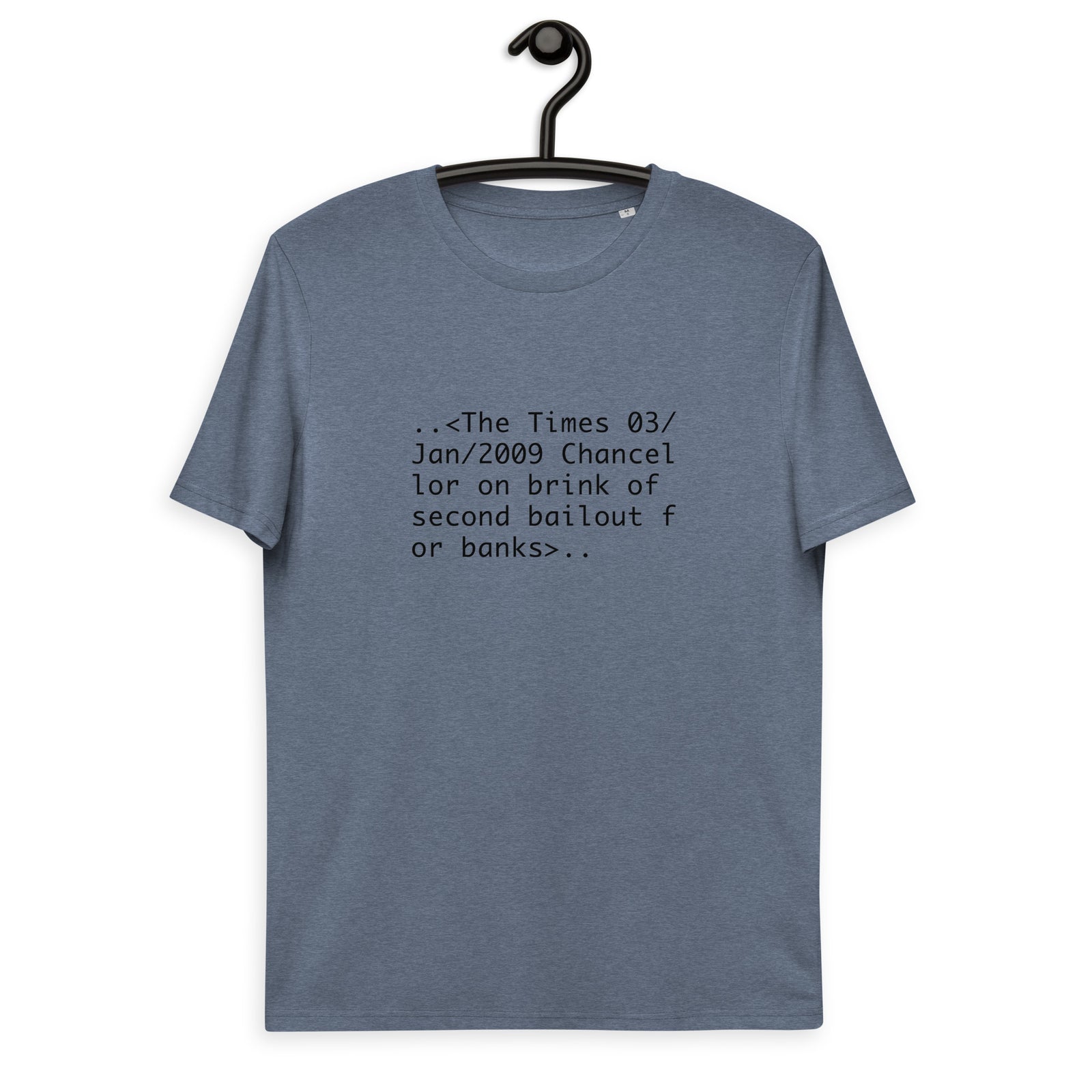 Bitcoin Chancellor Basic Bio-T-Shirt für Männer