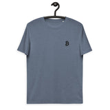 Bitcoin Embroidered Men's Organic Cotton T-Shirt