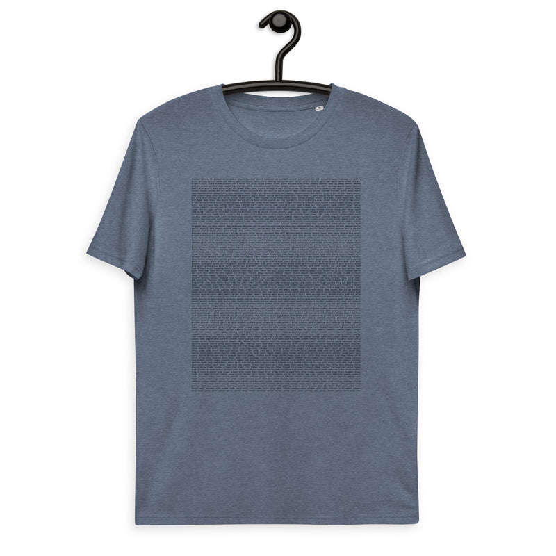 BIP-39 Words Men's Organic Cotton | Bitcoin T-Shirt