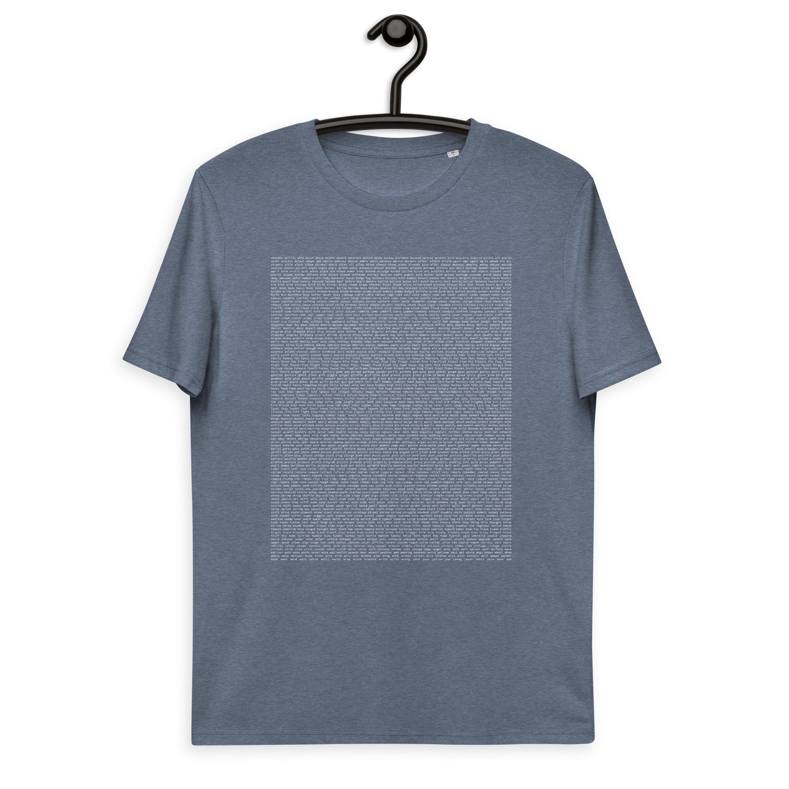 BIP-39 Words Men's Organic Cotton | Bitcoin T-Shirt