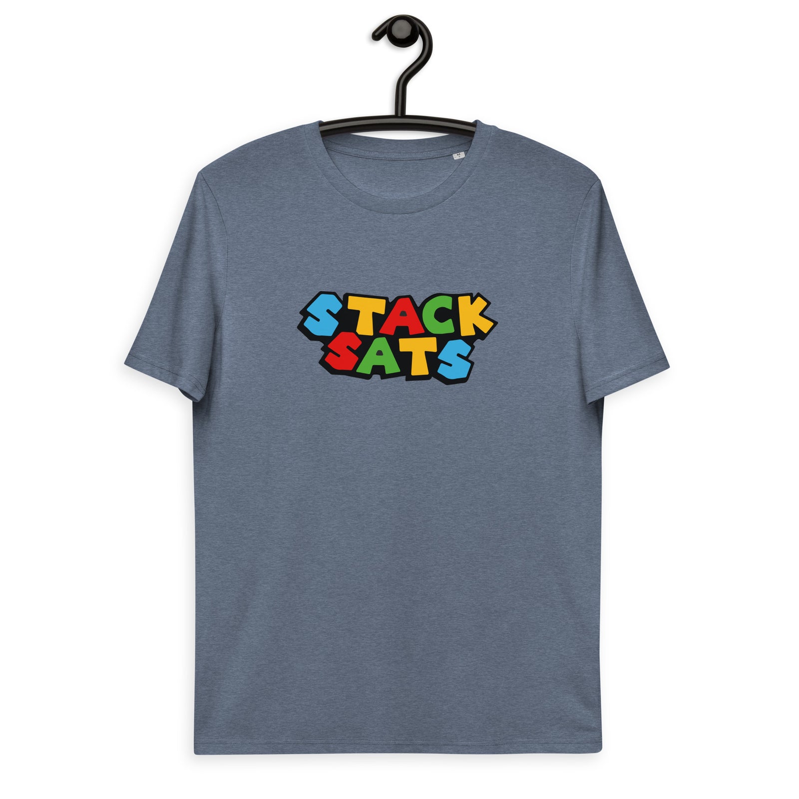 Stack Sats Men's Organic Cotton | Bitcoin T-Shirt