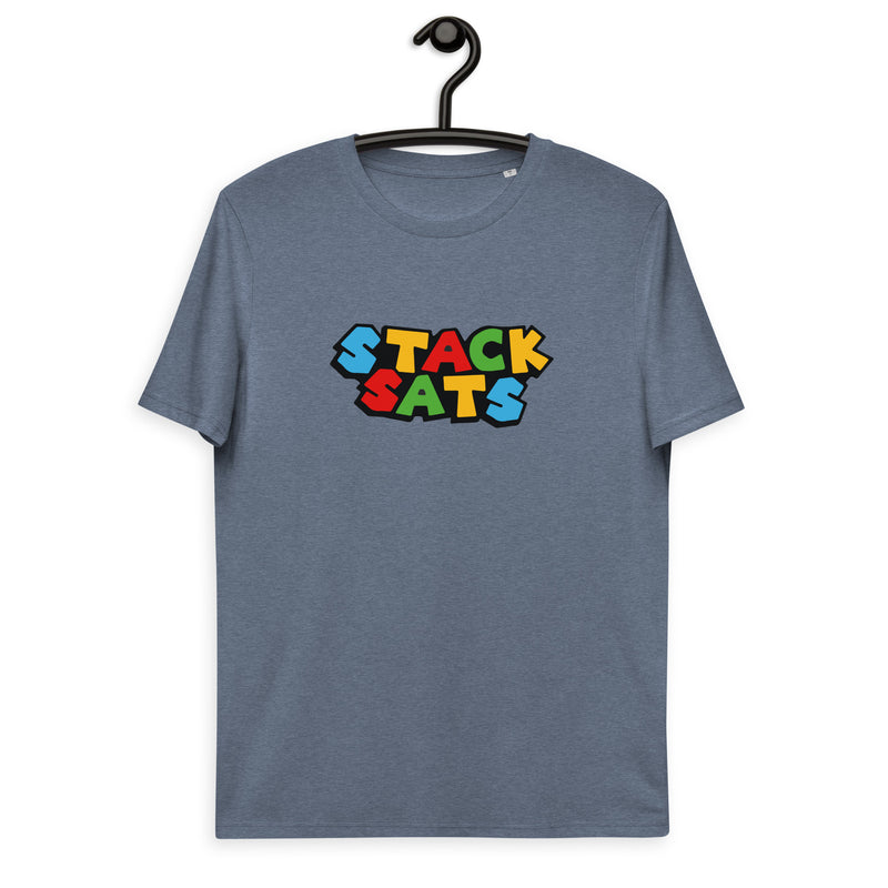 Stack Sats Men's Organic Cotton | Bitcoin T-Shirt