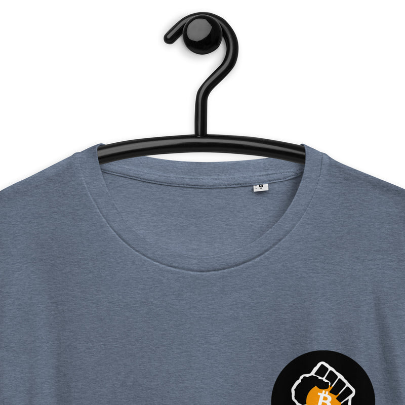 Bitcoin Ekasi Back & Front Men's Organic Cotton T-Shirt