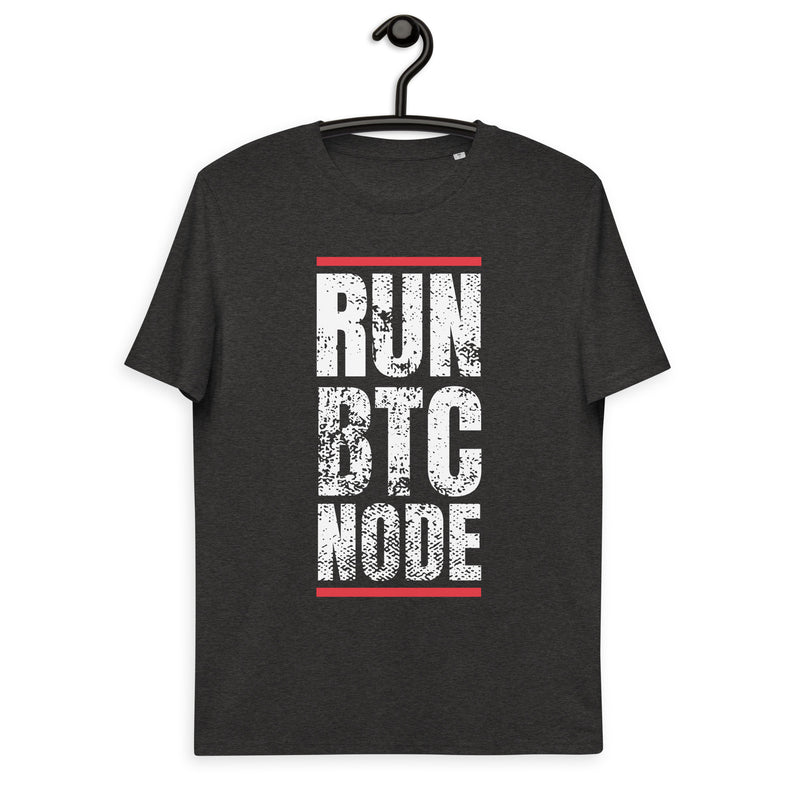 Bitcoin Run BTC Node Basic Bio-T-Shirt für Männer