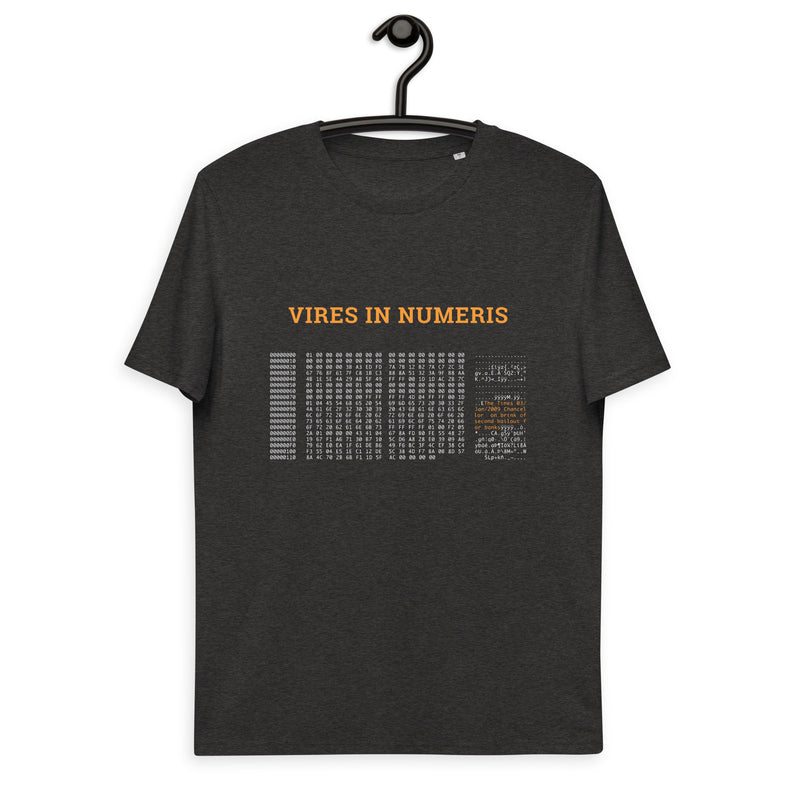 Bitcoin Genesis Block Men’s Organic Cotton T-Shirt