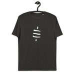 Bitcoin Satsymbol Back & Front Men's Organic Cotton T-Shirt