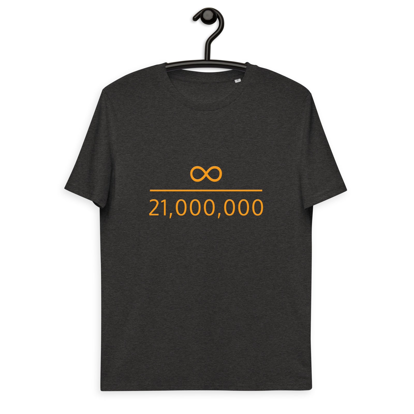 Infinity Divided by 21 Mio Bitcoin Men's Organic Cotton | Bitcoin T-Shirt