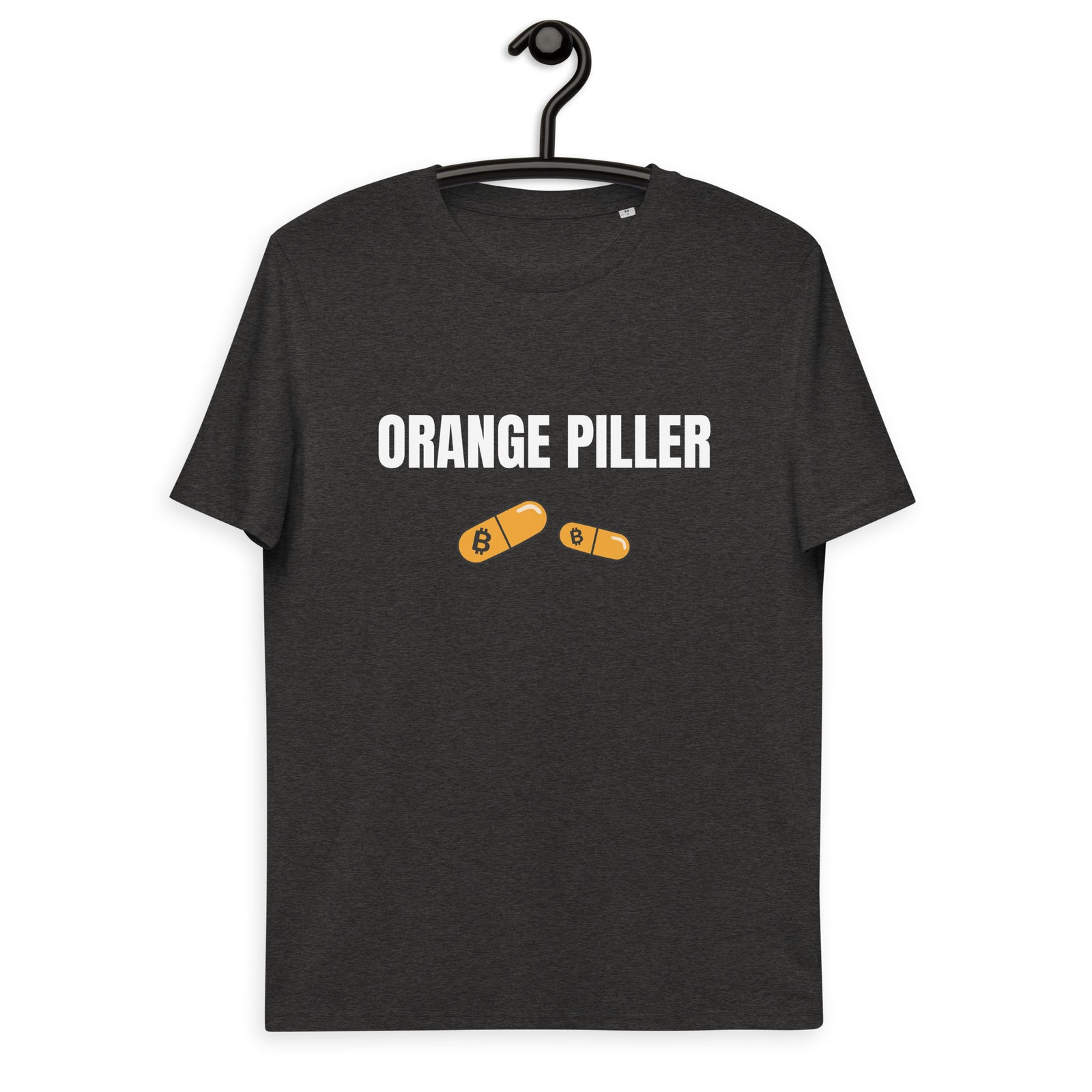 Bitcoin Orange Piller Basic Bio-T-Shirt für Männer