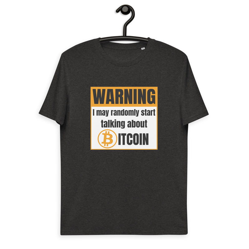 Bitcoin Warning Men's Organic Cotton T-Shirt