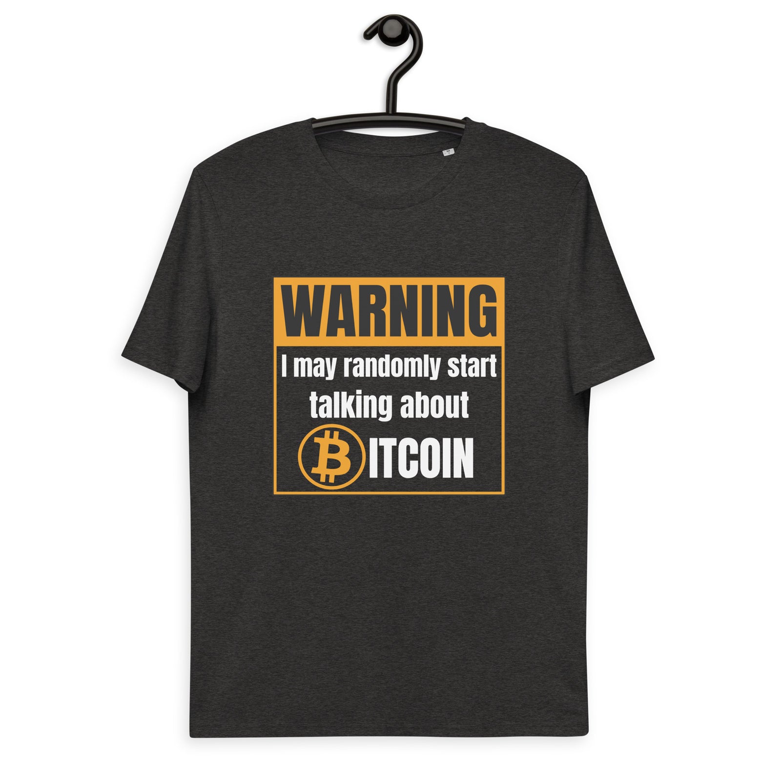 Bitcoin Warning Men's Organic Cotton T-Shirt