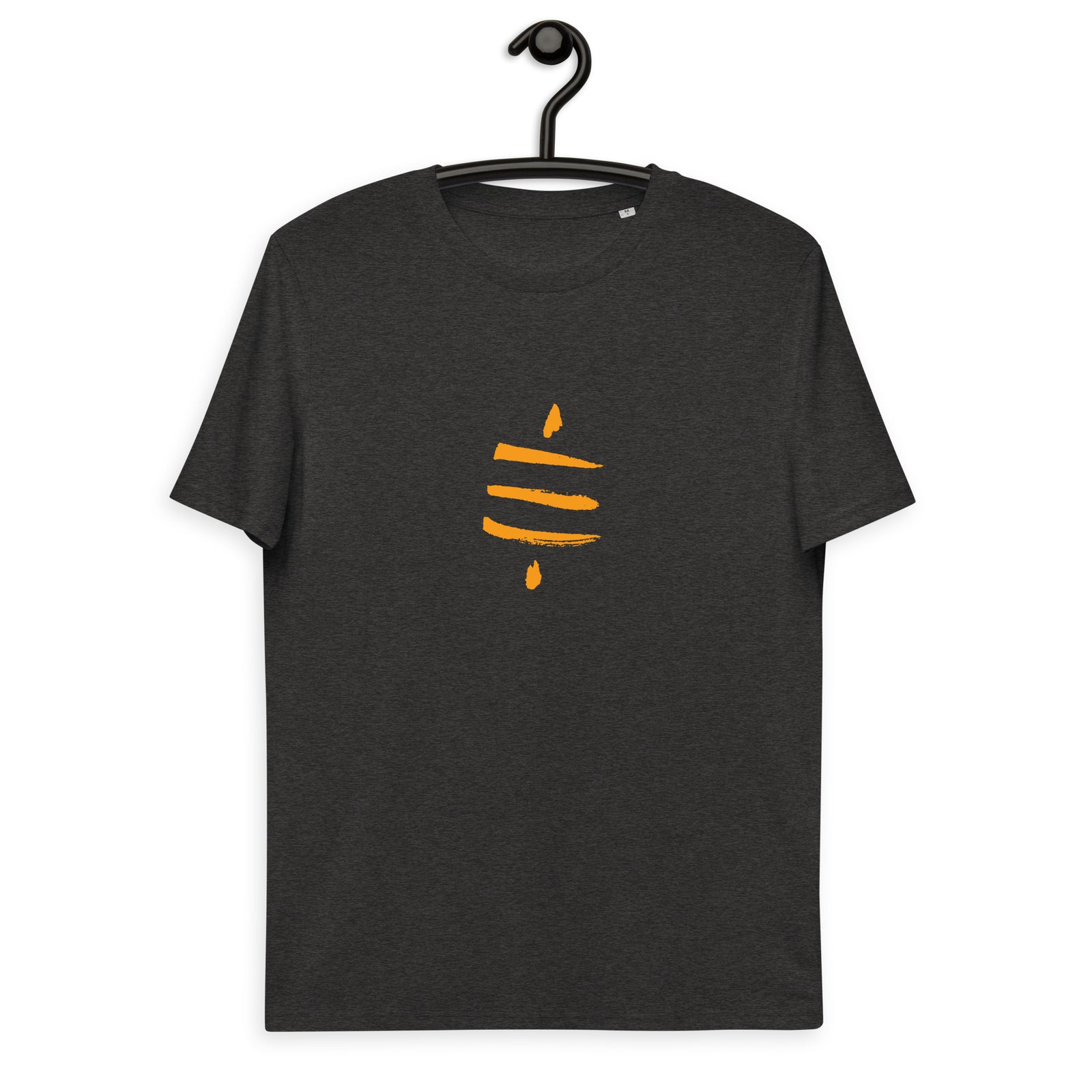 Bitcoin Satsymbol Basic Bio-T-Shirt für Männer