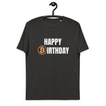 Happy Birthday Bitcoin Basic Bio-T-Shirt für Männer