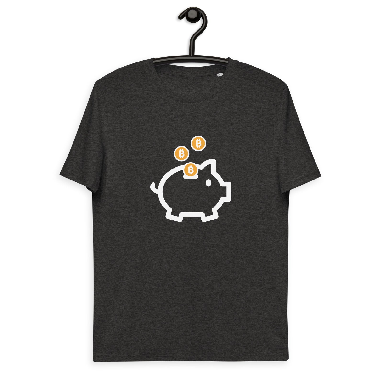 Bitcoin Piggy Bank Men's Organic Cotton T-Shirt