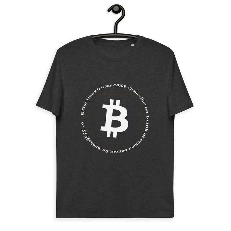Bitcoin Symbol Men's Organic Cotton T-Shirt