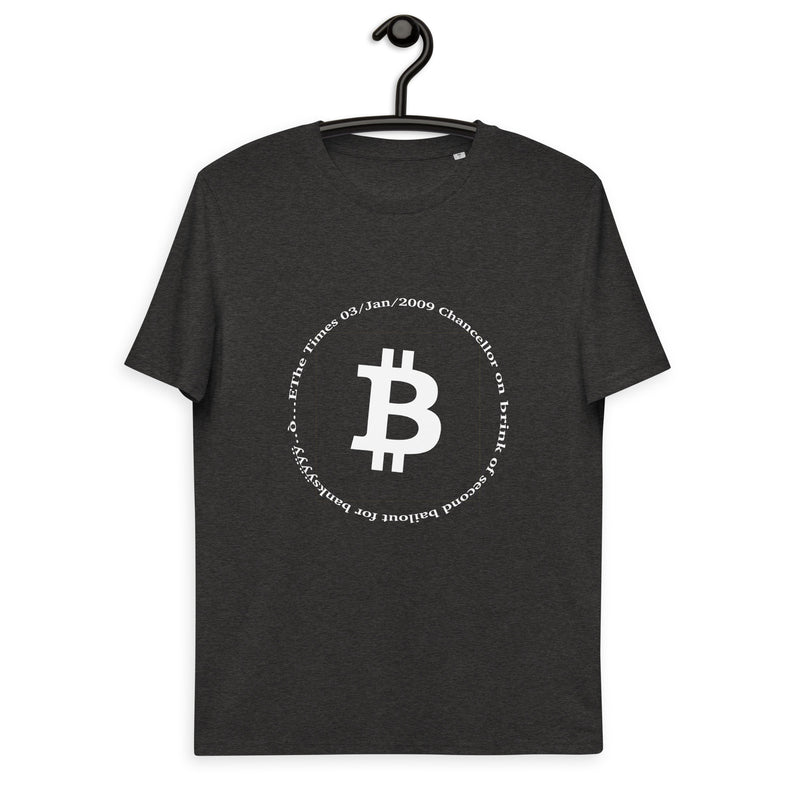 Bitcoin Symbol Men's Organic Cotton T-Shirt